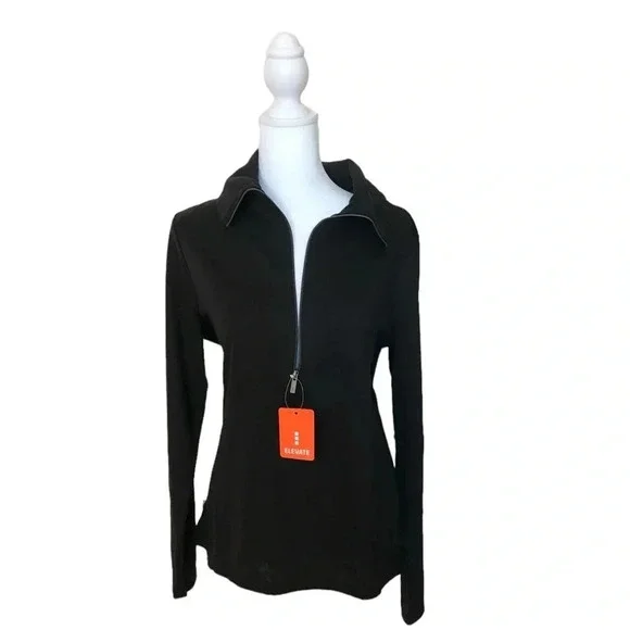 Elevate Women's Stratton Knit Half Zip NWT - Picture 2 of 9